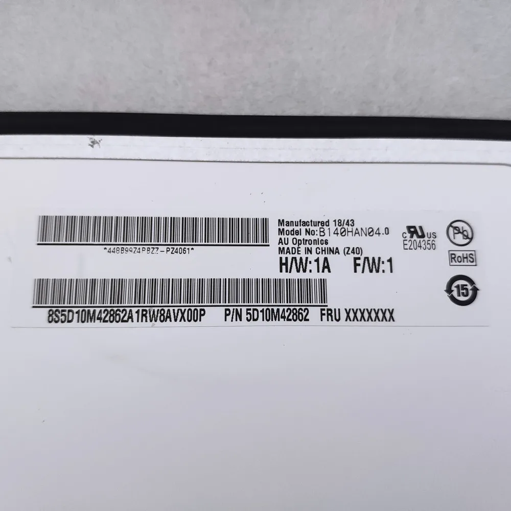 N140HCA EAC Fit B140HAN04.0 LP140WFH LP140WF8-SPP1 LP140WFA SPD1 SPD3 SPD4 N140HCA-EAC NV140FHM N48