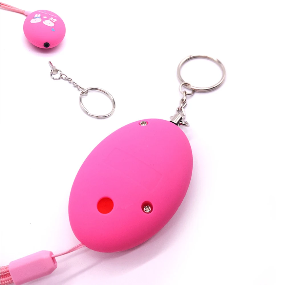 Self Defense Alarm 100dB Anti-wolf Girl Child Women Security Protect Alert Personal Safety Scream Loud Emergency Alarm Keychain