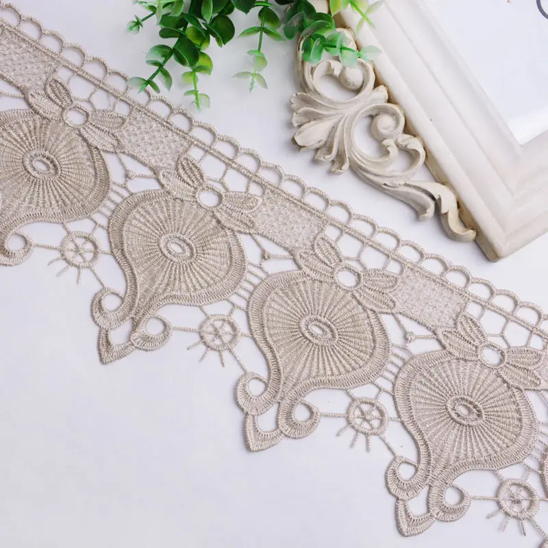 

Handmade DIY Clothing Accessories Floral Embroidery Lace Fabric Width 4cm Curtains Sofa Lace Trim Home Decoration