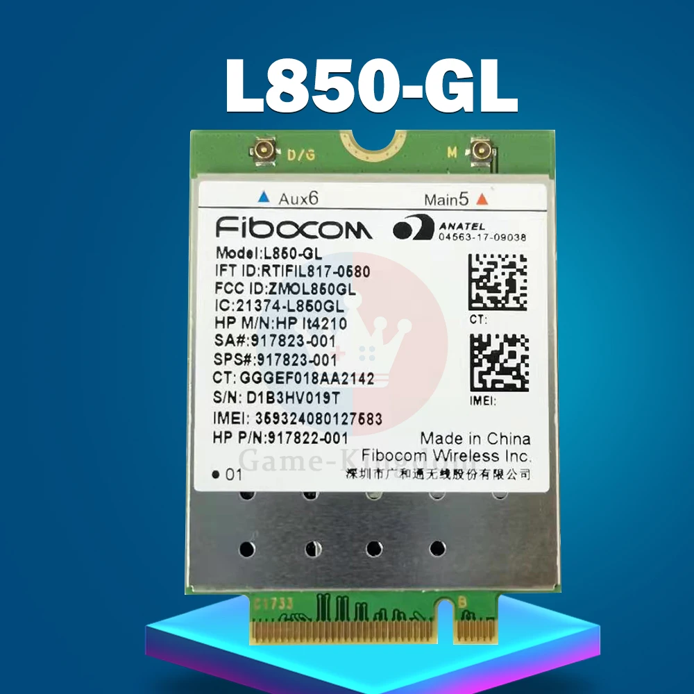 L850-GL LT4210 FDD-LTE TDD-LTE 4G بطاقة 4G وحدة SPS # 917823 -001 للكمبيوتر المحمول 430 440 450 G5