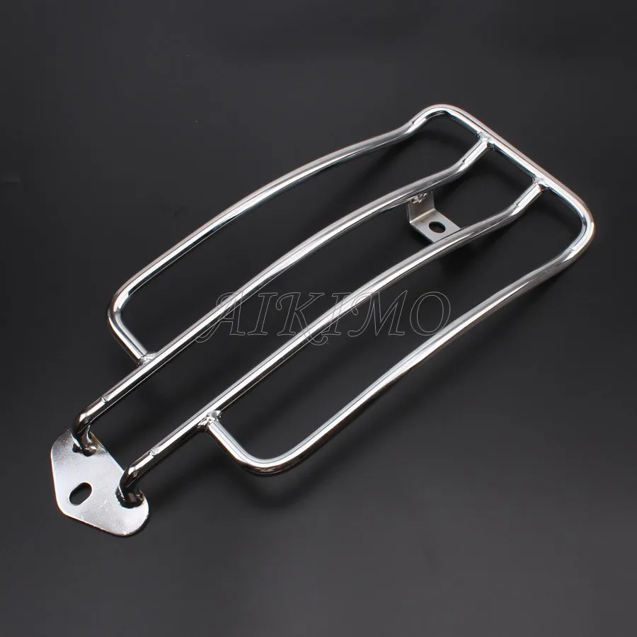 Motorcycle Rear Seat Luggage Shelf Support Frame Rack For Stock Solo Seat Harley Sportster XL883/1200 X48 Honda