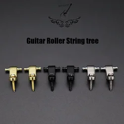2pcs Guitar Roller String Trees Retainer Bass String Guides with Screws Electric Guitar Parts
