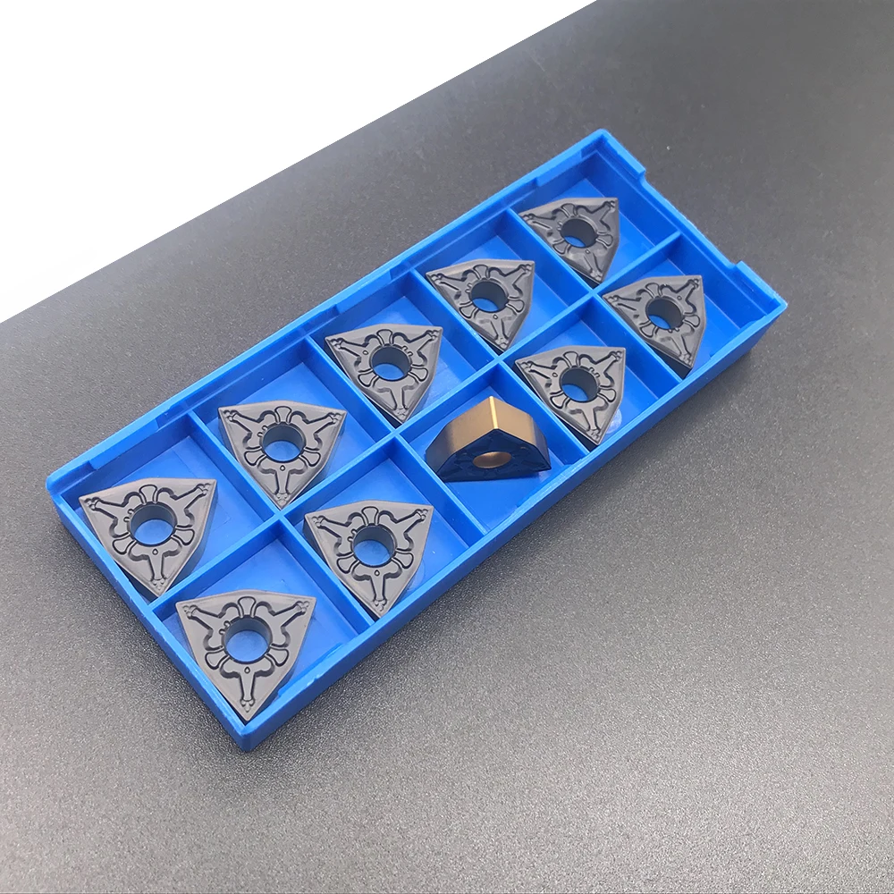10 個旋盤ツール WNMG080404-TM PC4225 切断旋盤 CNC ツール旋盤カッター外部旋削工具超硬インサート高品質