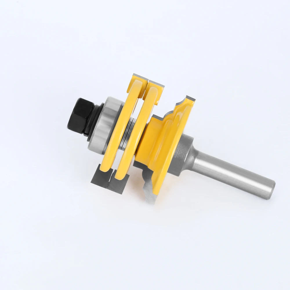 Imagem -02 - Lavie Peça de Roteador Reversível de mm 12 mm Shank Trilho de Porta de Vidro e Estilo Fresa de Madeira para Ferramentas de Corte 2