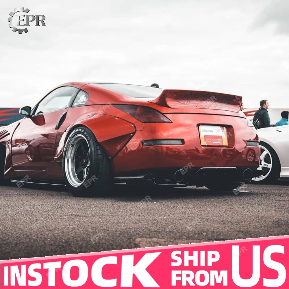 

FRP Rear Wing Lip For 350z RB Style Glass Fiber Rear Spoiler Trim