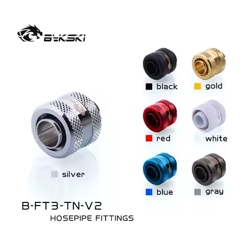 Bykski B-FT3-TN-V2 hose Soft tube Fittings pipe connector PC water cooling ID3/8" * OD1/2" ,10*13mm G1/4" water cooler adaptor