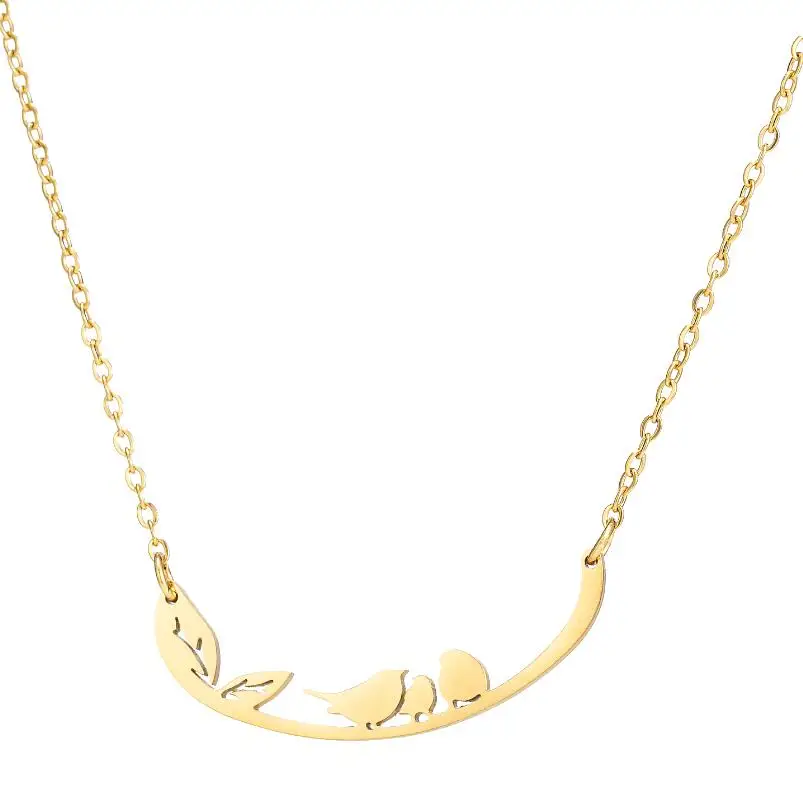 SMJEL Wild Dieren Ketting Roestvrij Staal Kolibrie Kettingen Leuke Eagle Phoenix Zwaluw Vogels Ketting Collares