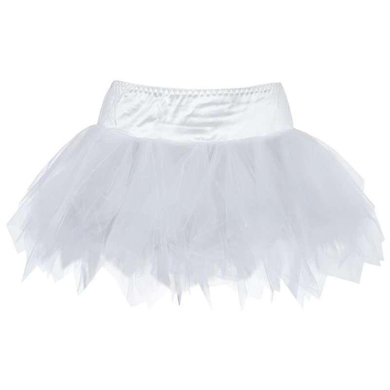 Femmes Sexy Mini Jupe Plissée Showgirl ixMaille Tulle brevTutu Jupes Match Corset Jupe Plus La Taille S-6XL