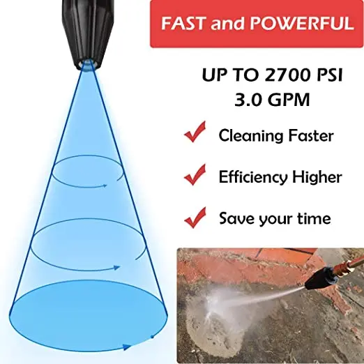 Bocal da arruela para pistola de pulverização ventilador turbo conjunto de bocais, 1/4 Polegada plug,, lavadora alta pressão, pistola limpeza acessórios do carro tornado