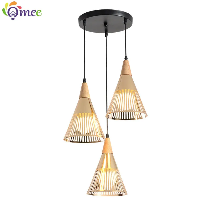 

Nordic Vintage Pendant Light Retro Loft LED Lights Industrial Hanging Lamp Lighting Fixture Cafe Bar Home Art Decor Lampshade