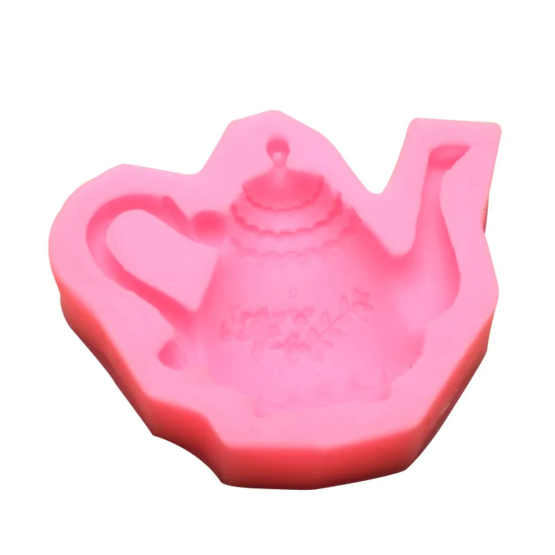 Teapot Shape Resin Fondant Silicone Mold for DIY Pastry Cupcake Dessert Plaster Decoration Kitchen Accessories Baking Tool