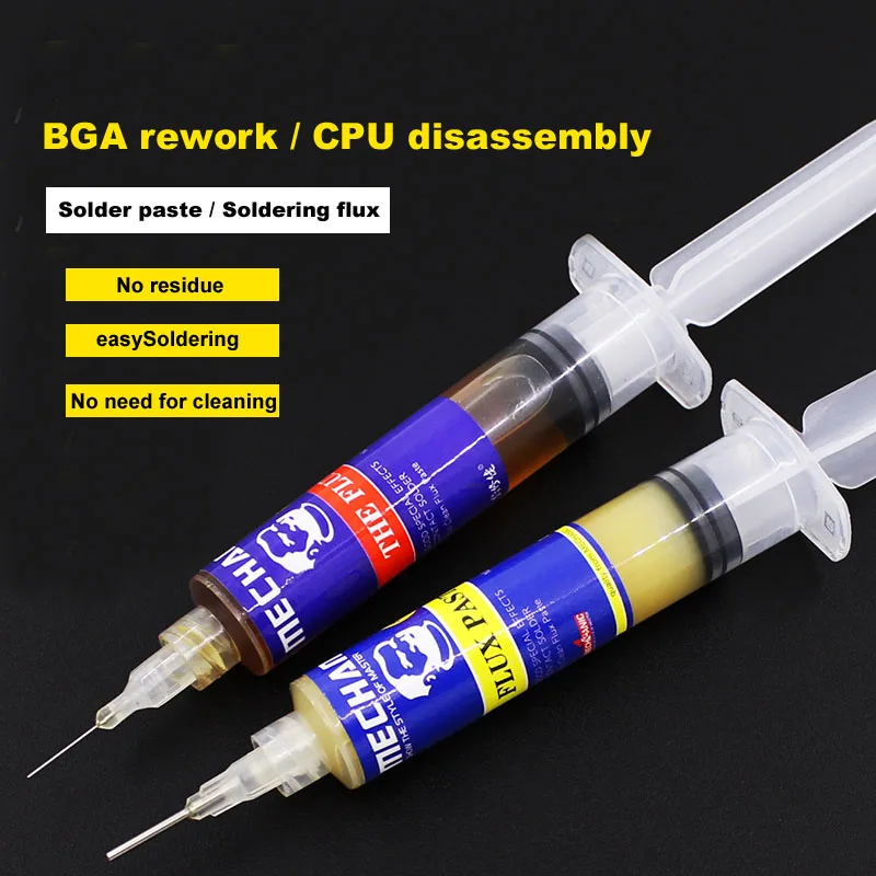 MECHANIC 10CC NO-Clean Solder Flux Paste/Liquid For iPhone Computer Motherboard SMD PGA BGA PCB Repair Tools