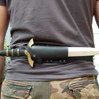 Steampunk Larp Ninja Assassin Dagger Scabbard Belt Medieval Sword Blade Sheath Holder Warcraft Cosplay Accessory For Men Women