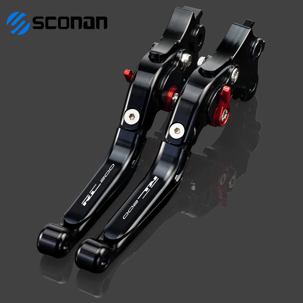 Left Right Clutch Brake Handle Levers Set For KTM RC200 RC 200 2014 2015 2016 Motor Bike Motocross Motorcycle Accessories