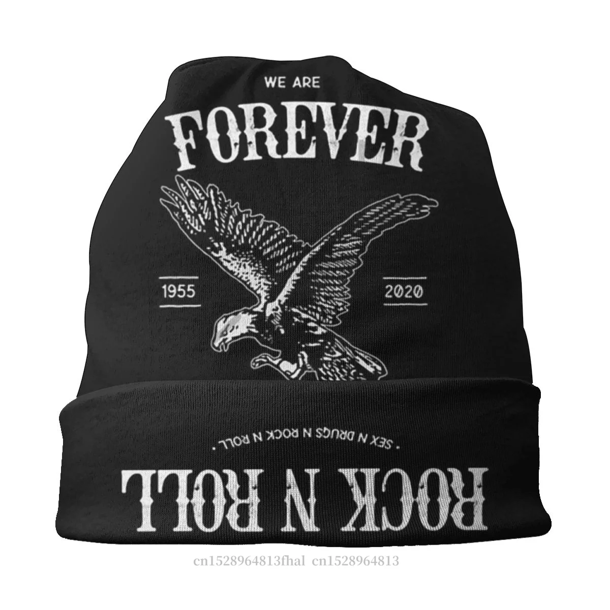 Outdoor Beanie Hats Forever Rock N Roll Skullies Beanies Hat Bonnet Special Caps Men Women\'s Earmuffs