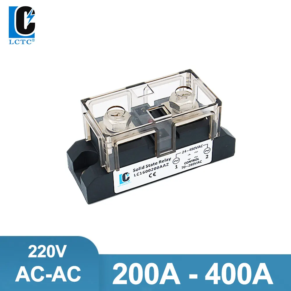 

Industrial SSR AC-AC 200A 300A 400A AC control AC High Power AA SSR Heavy duty Solid State Relay