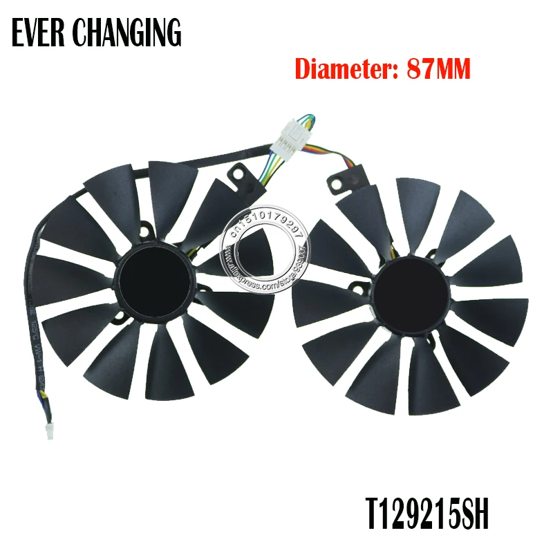 

Brand new original T129215SH DC12V 0.30A graphics card fan for ASUS DUAL RTX 2080 O8G