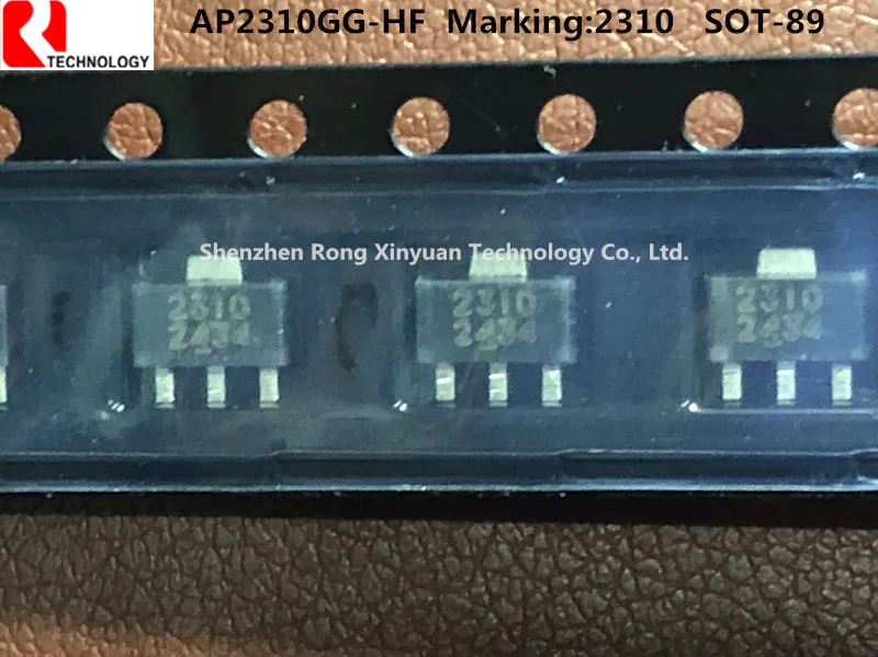 

20 pcs/lot AP2310GG-HF Marking: 2310 SOT-89 AP2310GG AP2310G N-CHANNEL ENHANCEMENT MODE POWER MOSFET 60V,90mΩ,2.7A New original