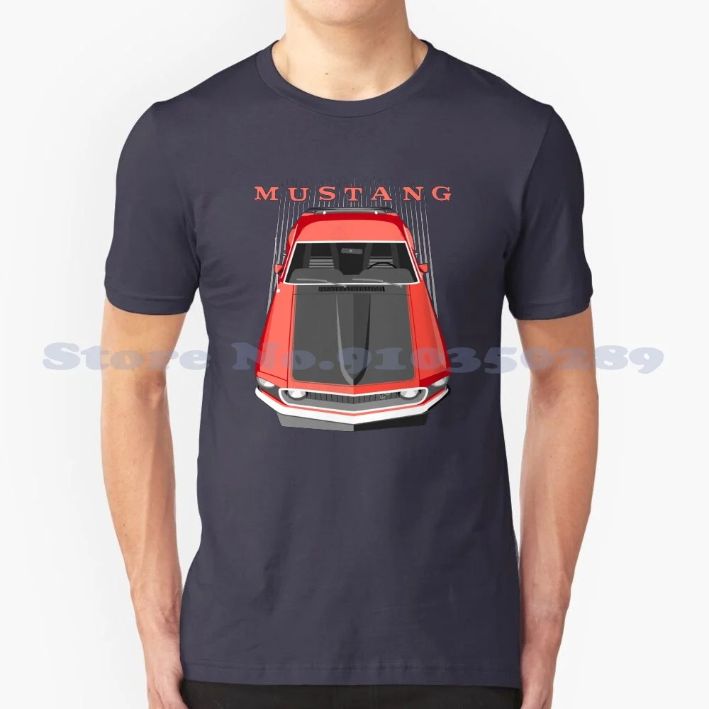 69-Red Black White Gray Fashion Tshirt Stang Gt Shelby Mach1 Saleen Steeda Roush Us Usa Drag America