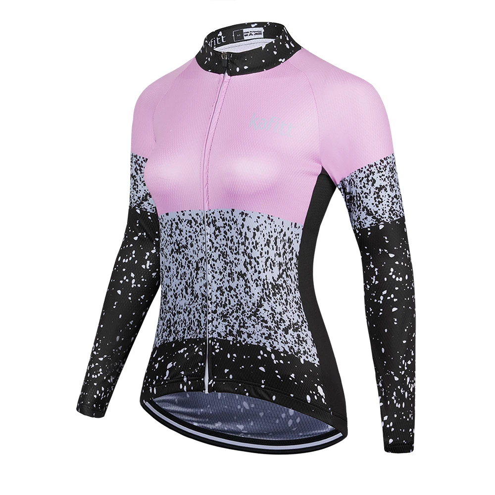 Kafitt Summer Feminine Cycling Long Sleeve Shirt Road Bike Blouse Lightweight Sport Riding Clothing Professional Team Jacket New