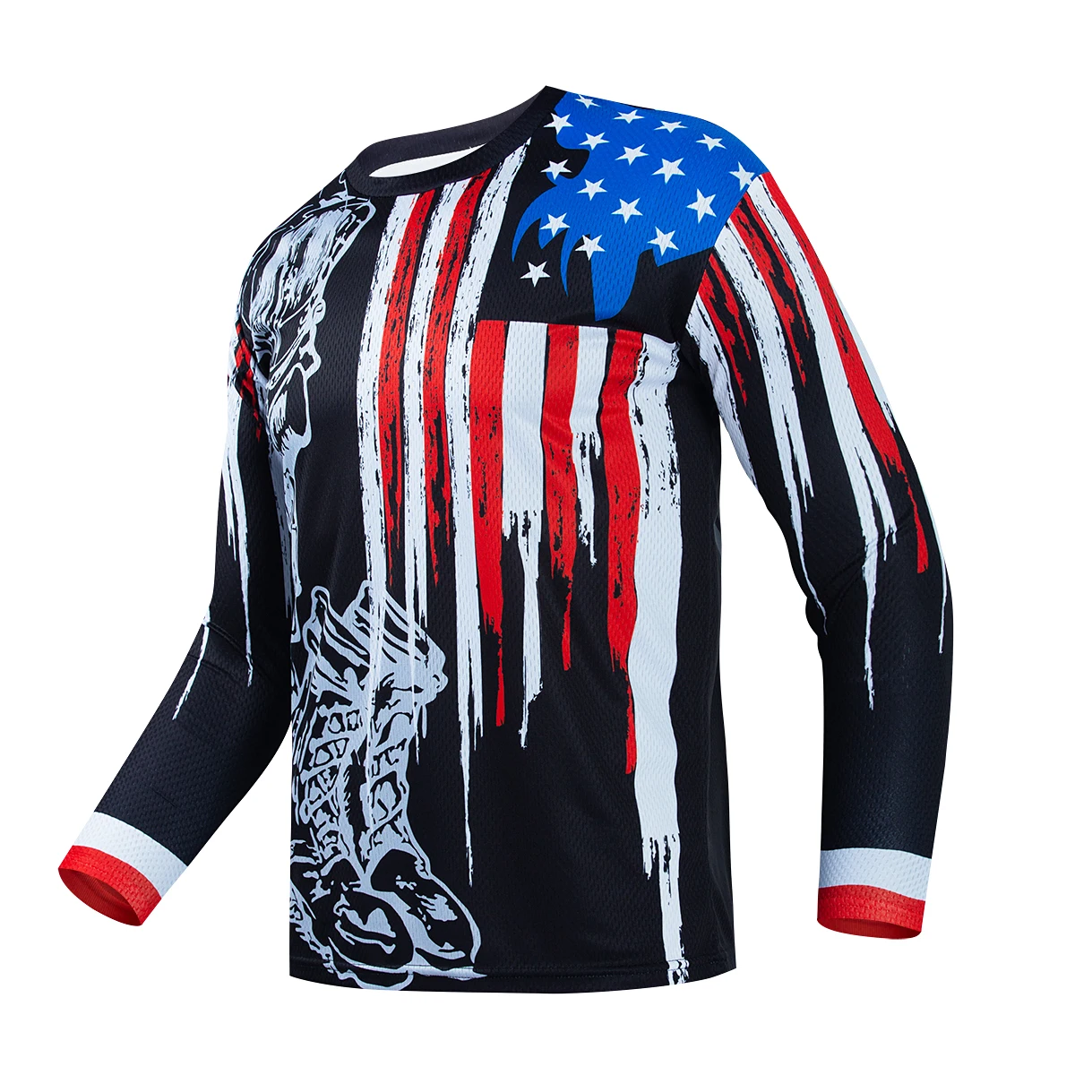 

KEYIYUAN 2023 Motocross Jersey Men MTB Road Mountain Bike Downhill Cycling Shirt Riding Bicycle T-shirt Maillots Ciclismo Hombre