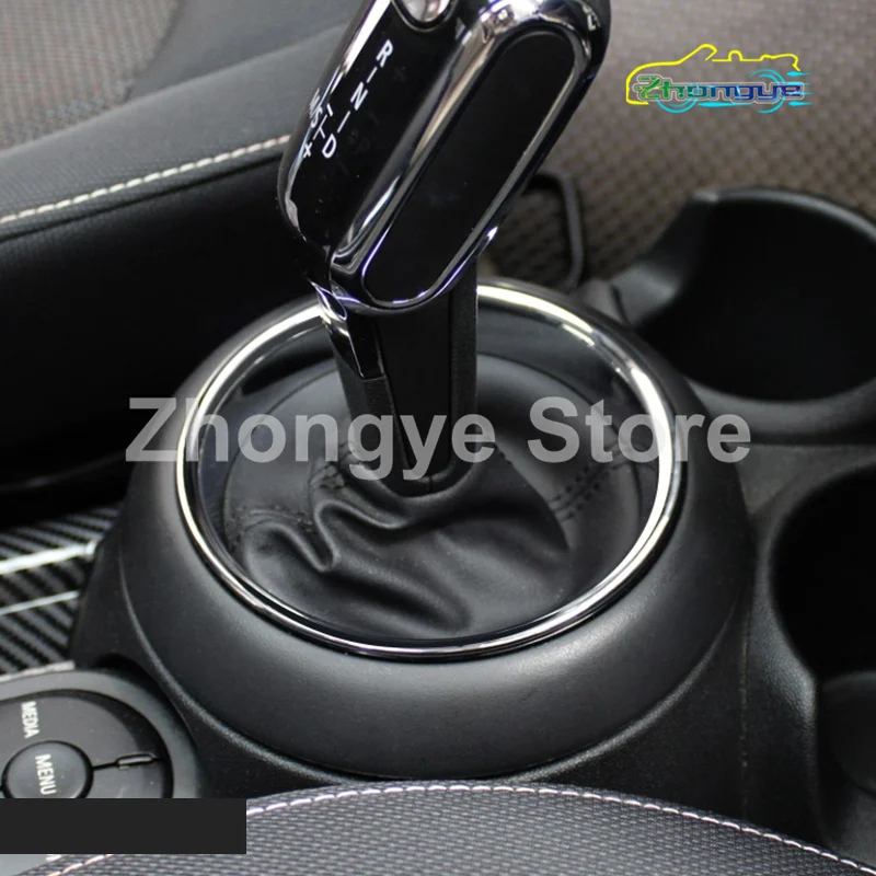 Car Air Outlet Sound Horn Gear lever Chrome-Plated Decorative Ring For MINI ONE Cooper F54 F55 F56 F57 F60 Interior Accessories