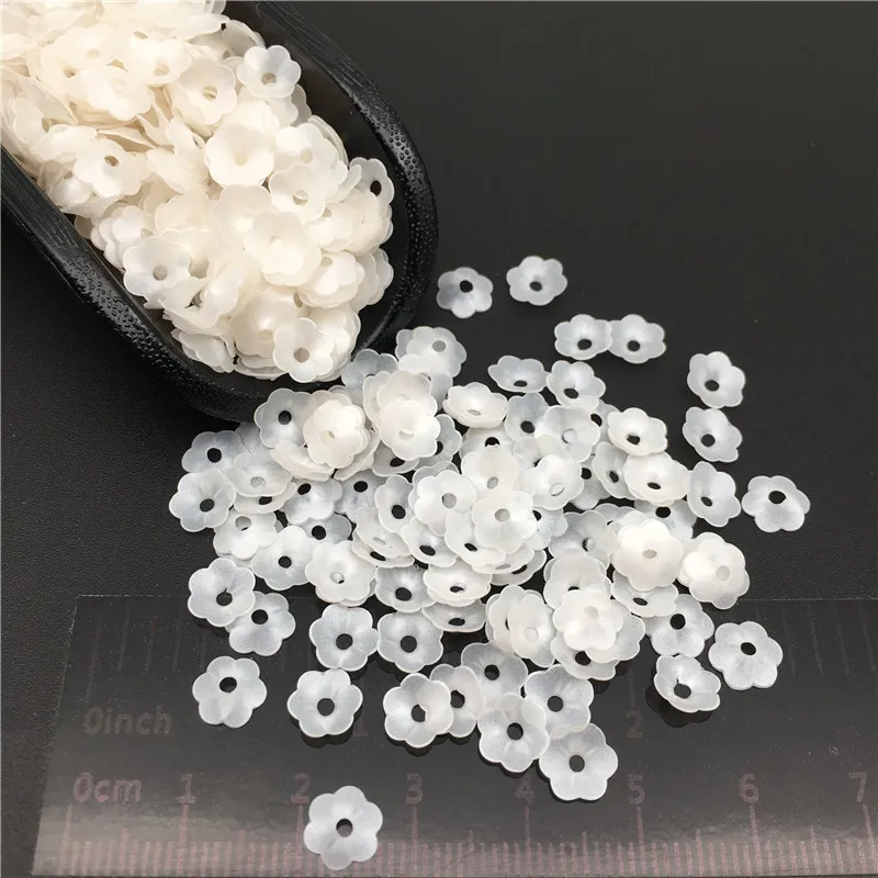 30g 5mm 6mm 8mm Cup Plum Blossom Loose Sequins Paillettes For Sewing ,Shoes,Hat,Kids DIY,Crafts Accessories Wholesale