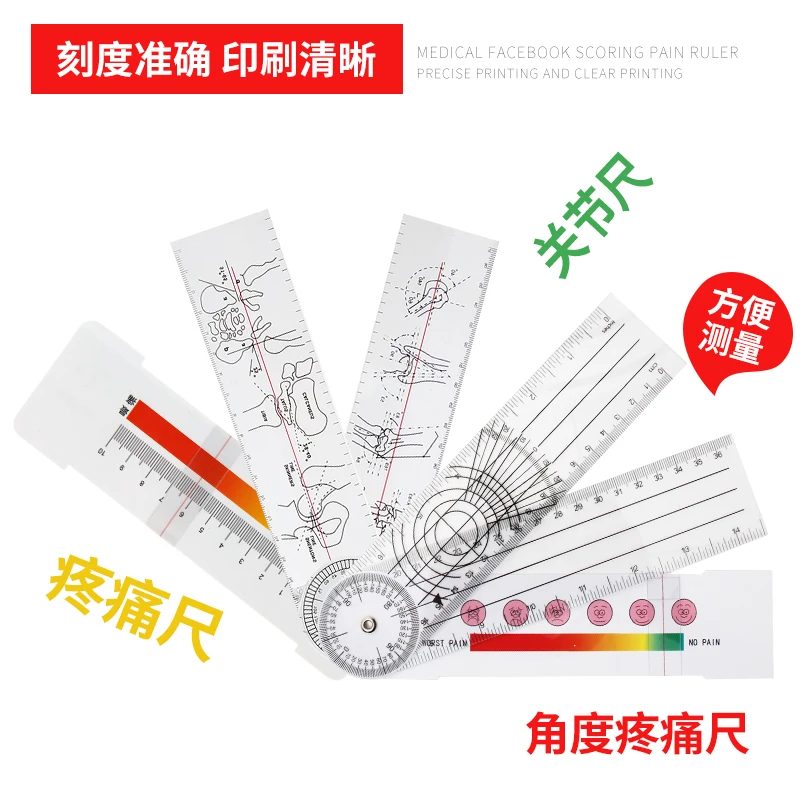 

orthopedics department rule Joint Angle ruler Pain scale VAS for doctor and students use