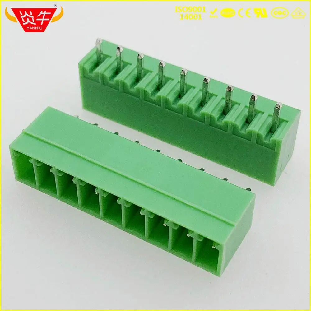 50Pcs KF2EDGV 3.5 2P ~ 12P PCB PLUG-IN TEMINAL BLOCKS 15EDGVC 3.5mm 2PIN ~ 12PIN MCV 1,5/ 2-G-3,5 1843606 PHOENIX  DEGSON KEFA