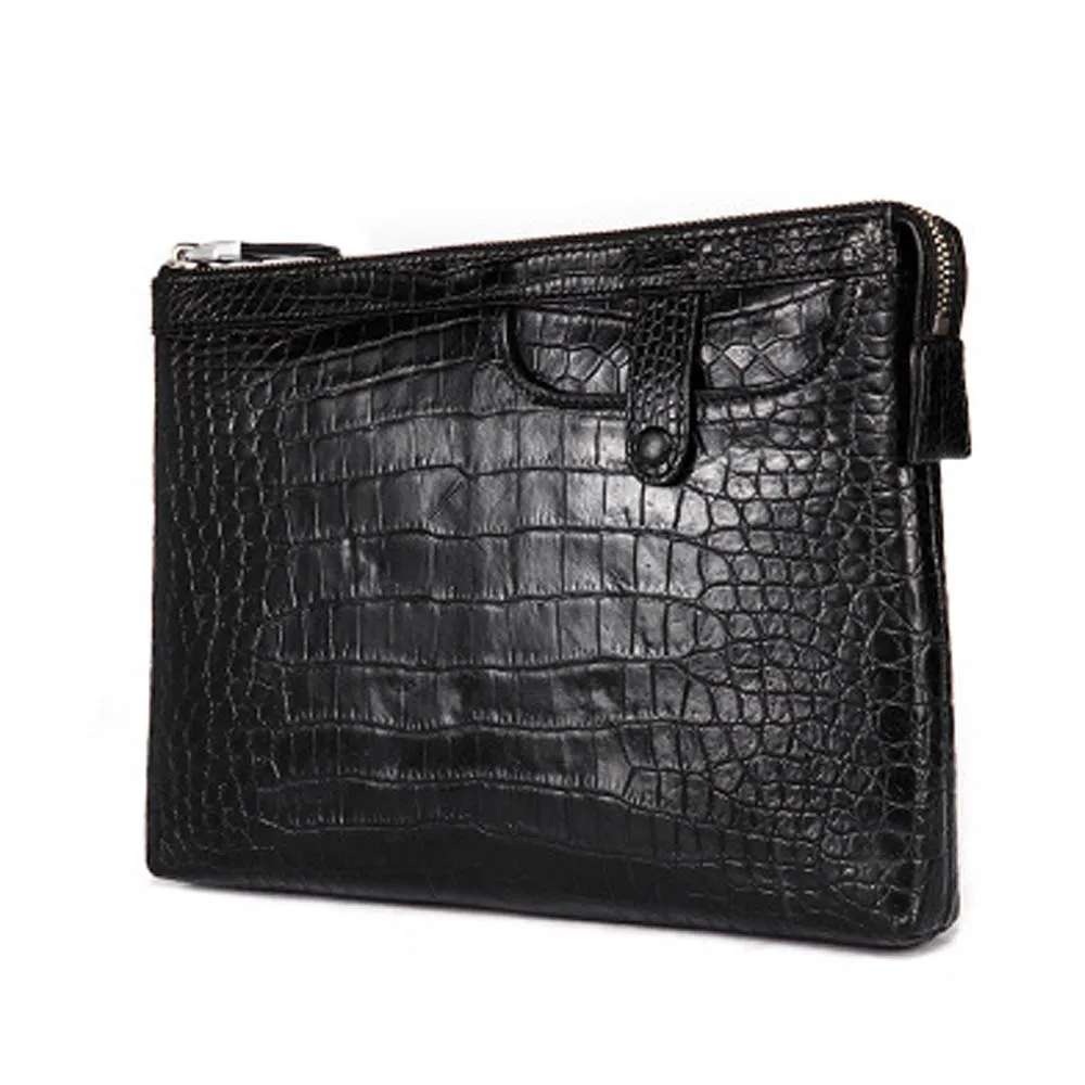 sanpijiang  crocodile  Men bags  men clutch  bag  business   crocodile leather  leisure  crocodile  handbags  male  men bag