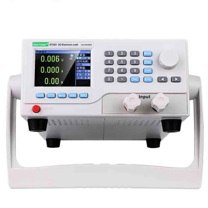 ET5301 DC โหลดอิเล็กทรอนิกส์ขนาด400W 150V 60A แบตเตอรี่ความจุ Tester Test Aging เครื่องมือ Professional เครื่องทดสอบแบตเตอรี่