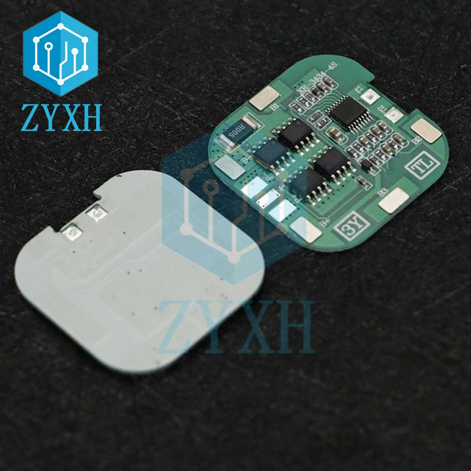 4S BMS 8A 14.8V 18650 Li-ion Lithium Battery Charge Board Square PCB Short Circuit Protection For Drill Motor/Power Bank/LED