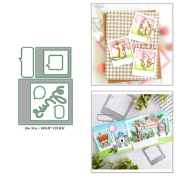 Polaroid Photo Sticker Frame Metal Cutting Dies for DIY Scrapbook Album Paper Card Decoration Crafts Embossing 2021 New Dies