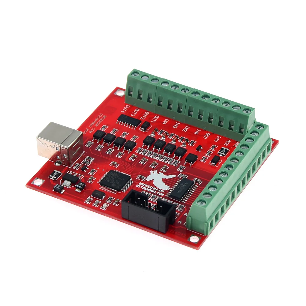 Usongshine CNC Z osiowa sonda dotykowa USB MACH3 100Khz tabliczka zaciskowa 4-osiowa sterownik ruchu interfejsu latająca karta rzeźbiarska