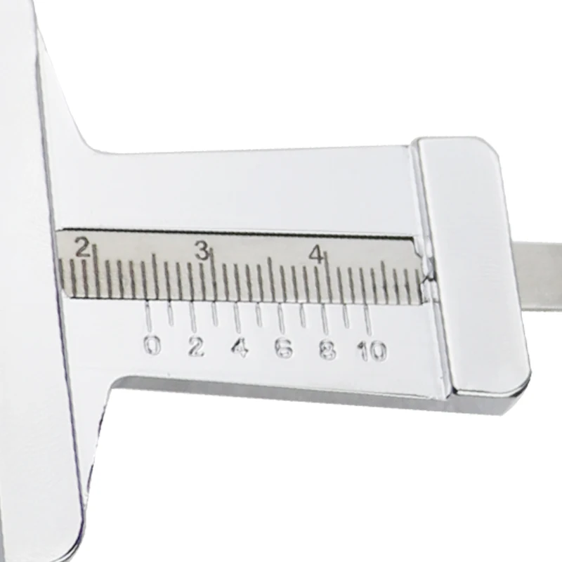 Car Tire Pattern Measuring Ruler Mini Stainless Steel Inspection Ruler Pattern Depth Inspection Vernier Caliper Tools