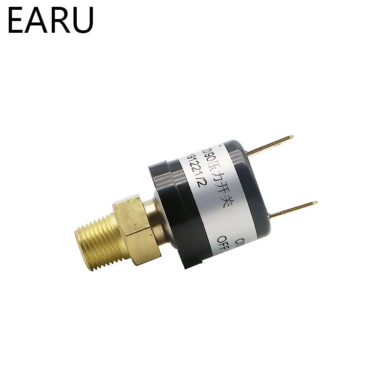 1pc Pressure Sensor Switch Valves Air Compressor Pressure Controller transmitter Transducer Heavy Duty 90-120 PSI Car Auto Motor