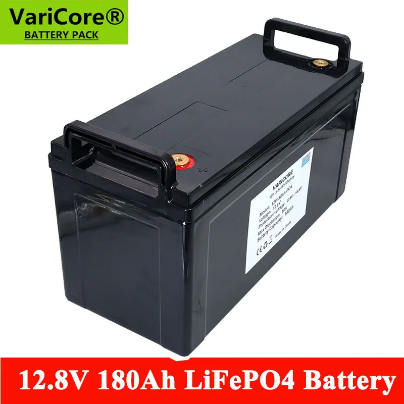 

12V 180Ah LiFePO4 battery 12.8V 3.2V cell Lithium iron phospha For RV Campers Golf Cart Off-Road Off-grid Solar Wind batteries