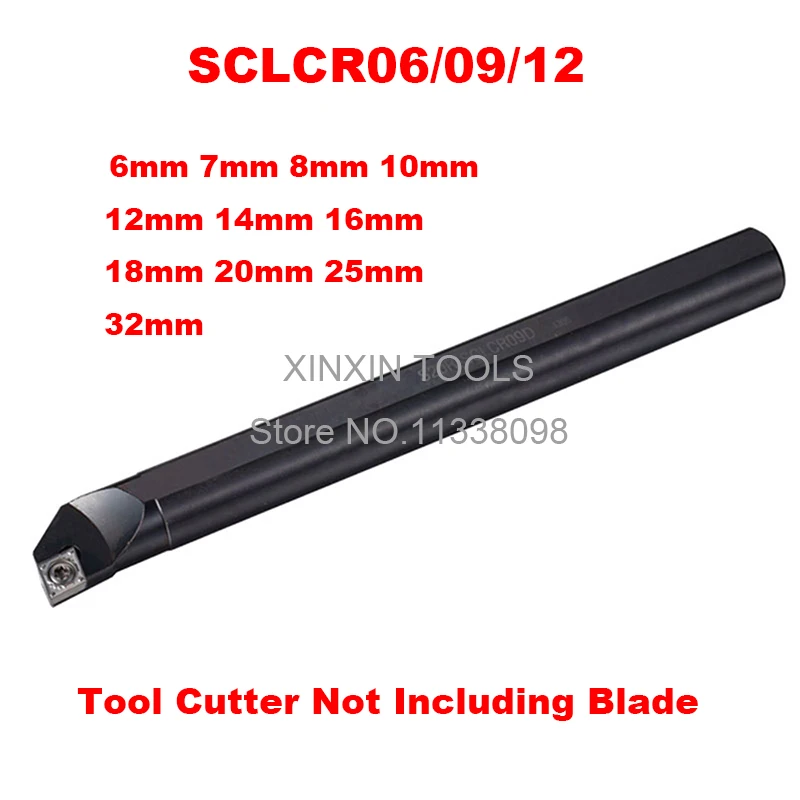 

1PCS 6mm 8mm 10mm 12mm 14mm 16mm 18mm 20mm 25mm 32mm SCLCR06 SCLCR09 SCLCR12 SCLCL06/09/12 the Right/Left Hand CNC Turning tools