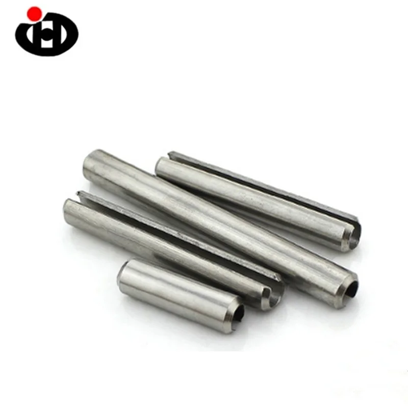 JINGHONG 100 Buah Pin Musim Semi Cina Pabrik Cotter Pin Split Slotted Spring Pin 1.5*6/8/10/12/14/16/18/20