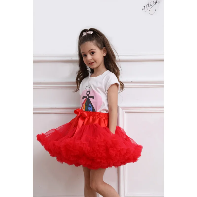 Heißer Verkauf Ballett Kleid für Kinder Tutu Rock Wenig Girsl Blume Unterrock Ballkleid Prinzessin Party Dance Baby Tutu Rock kleider