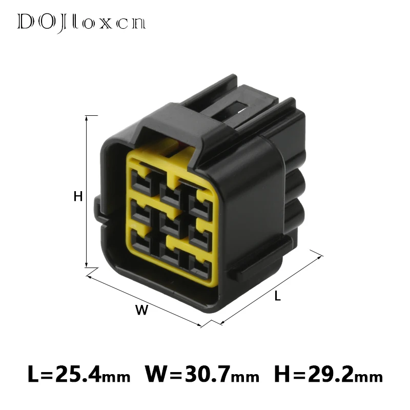 1/5/10/20/50 Sets 9 Pin 2.3mm DJ7091Y-2.3-21  AMP Auto Electrical Wire Connectors For VW BMW Audi Toyota NISSAN AND Other