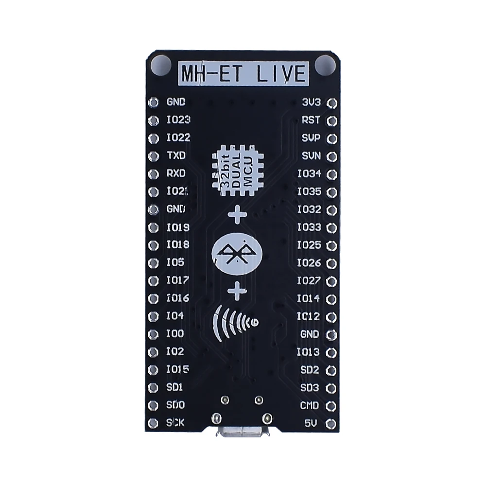WAVGAT ESP32 Development Board WiFi+Bluetooth Ultra-Low Power Consumption Dual Core ESP-32 ESP-32S ESP 32 Similar ESP8266