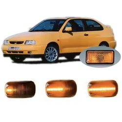 Fit for Seat Ibiza II 6K1 Cordoba 6K1 6K2 6K5 1993 Prefacelift Dynamic LED Side Marker Turn Light Signal Lamp
