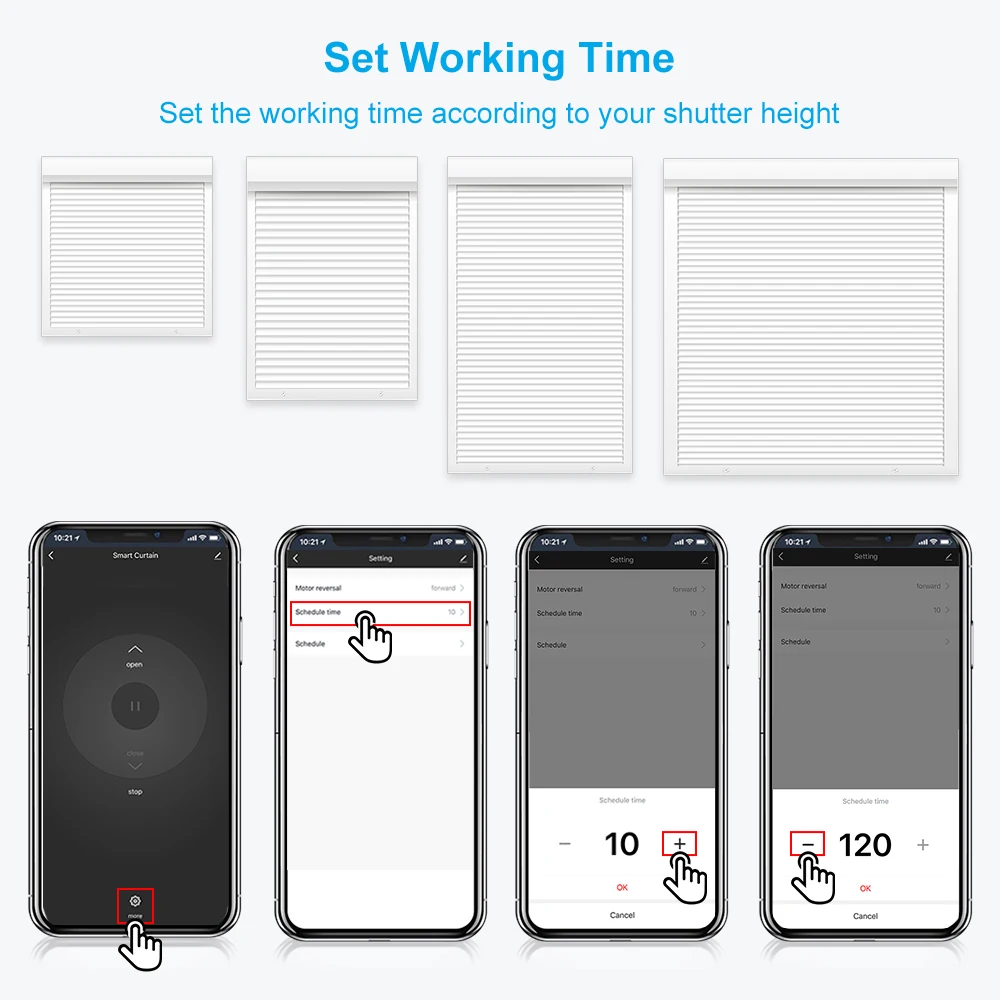 Tuya Smart Life WLAN-Schalter für Elektrische Motorisierte Vorhänge, Jalousien und Rollläden mit Google Home Alexa Echo Sprachsteuerung DIY – Detail 4