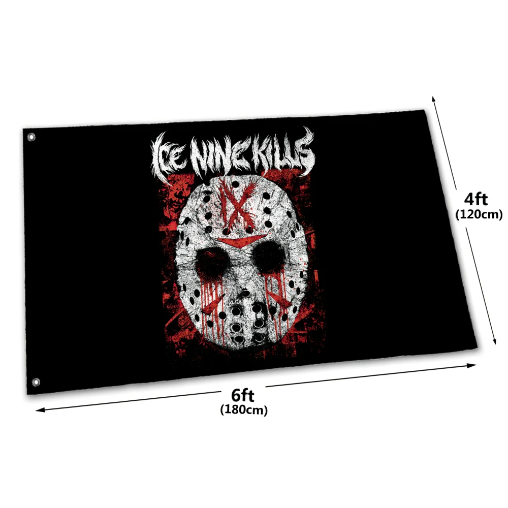 Freddy Vs.Jason Banner Flag 90*150cm 120*180cm Indoor Outdoor Decoration Size Pattern Custom Flags