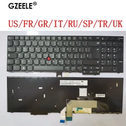 US/FR/GR/IT/RU/SP/TR/UK/BR NEW Laptop Keyboard for Lenovo Thinkpad E570 E575 E570C