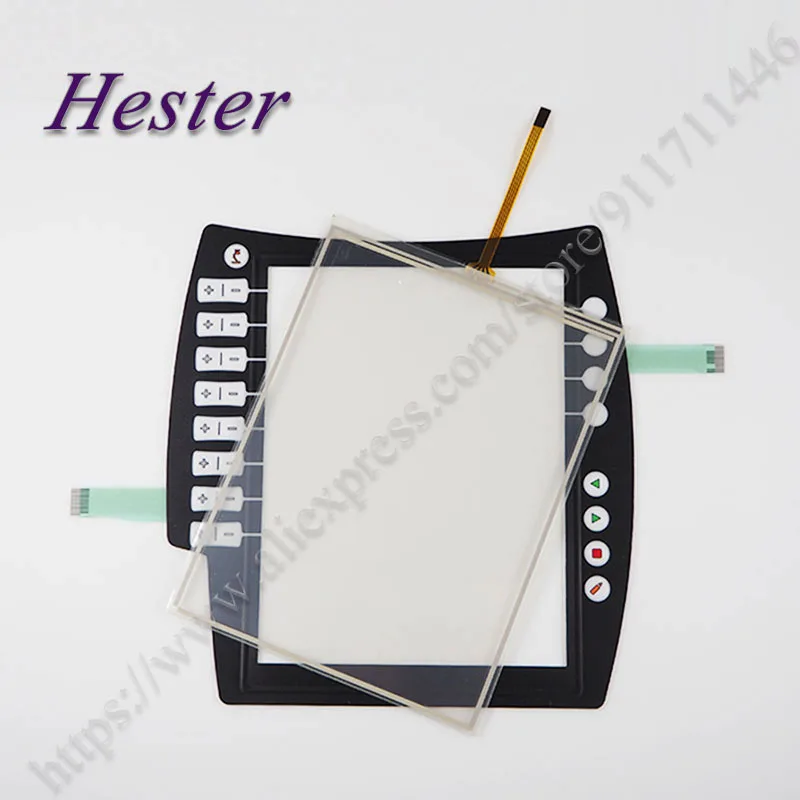 

Touch Glass Digitizer with Membrane Keypad Keyboard for KUKA KRC4 KR C4 00-168-334 00-189-002 Touch Screen Panel