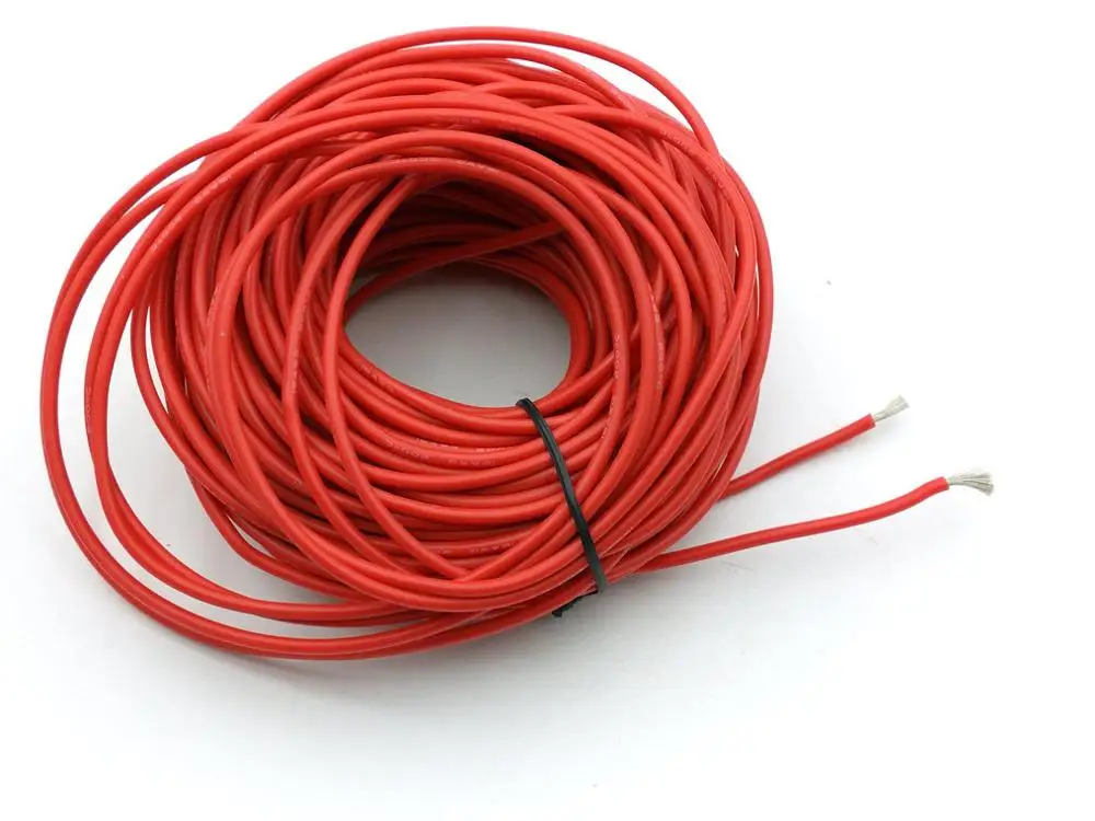 1 Reel 200M Red 16 AWG Silicone Wire Gauge Flexible Silicone Wire