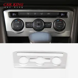 For Volkswagen VW Tiguan 2 MK2 2017-2019 Car Air Conditioning Outlet Covers Stainless interior Decoration Ring Styling Sticker