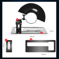 Angle Grinder Accessories Angle Grinder Stand Grinder Holder Cutter Support Bracket Shield Cover Conversion Angle Grinding Tool